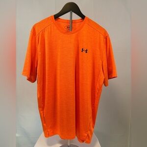 Under Armor Men’s Size LG Vibrant Orange Loose Fit Shirt